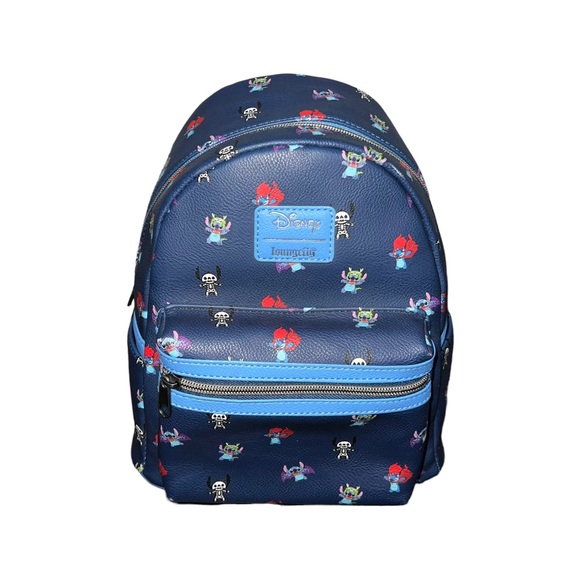 Loungefly Disney Lilo & Stitch Costumes Mini Backpack Blue - Picture 2 of 16